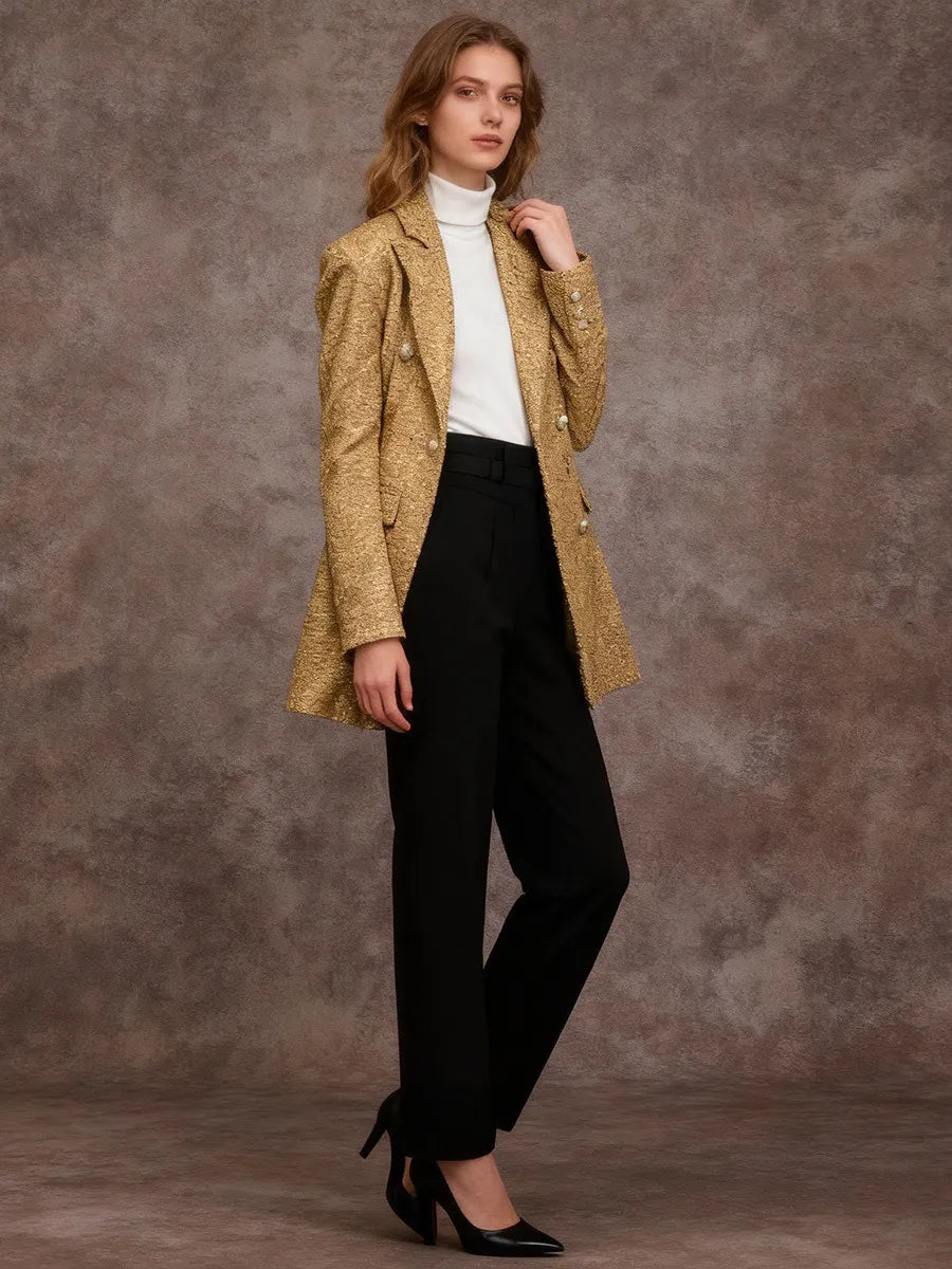 Roxanne Tweed Long Blazer