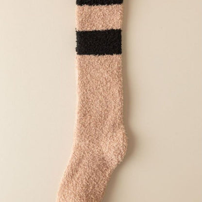 Rufia - Colorful Coral Fleece Calf Socks