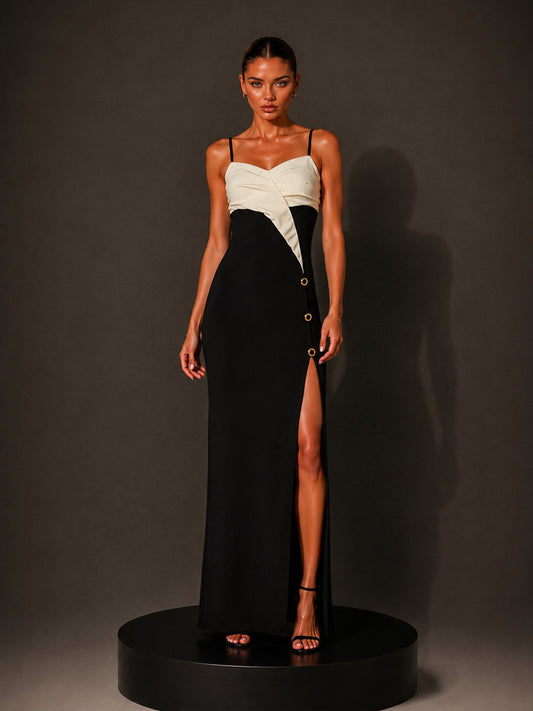 Stella Classic and Elegant Strappy Maxi Dress