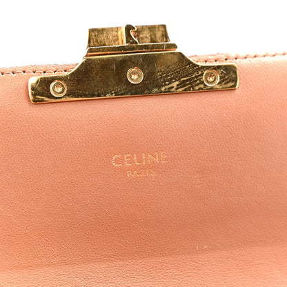 Canvas Calfskin Triomphe Shoulder Bag Tan