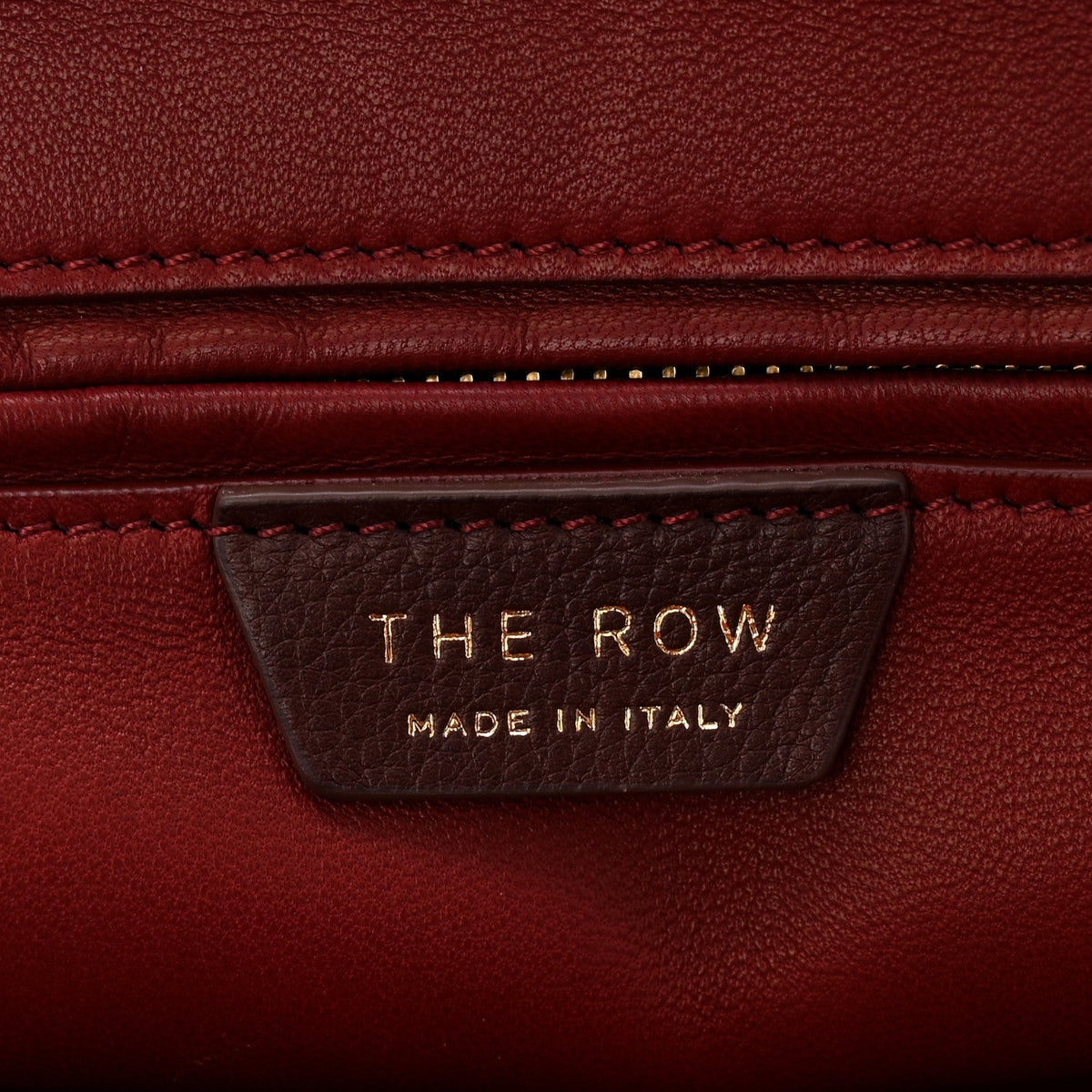 Polished Saddle Calfskin Large Devon Bag Burgundy