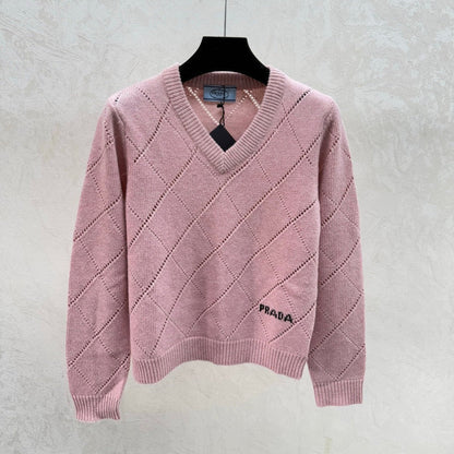 PRADA 25S V-NECK SWEATER 576