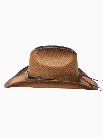 Luciana Retro Straw Western Cowboy Hat