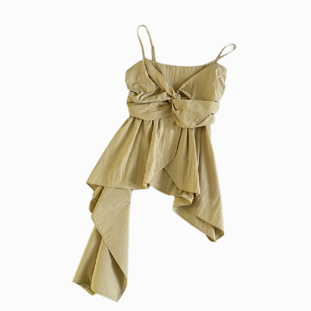 Vesty - Cross-design Tank With Adjustable Straps - Stylish &amp; Hot