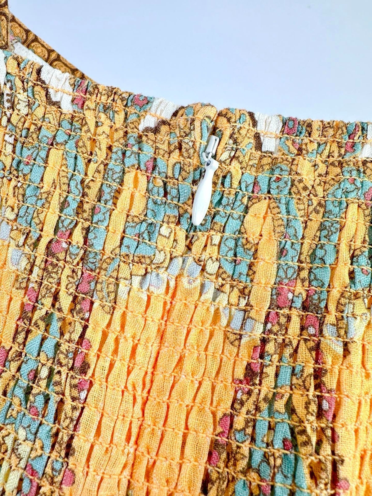 SPAGHETTI STRAP PRINTED MAXI DRESS