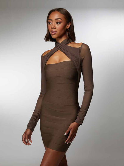 Carmen Bandage Mini Dress