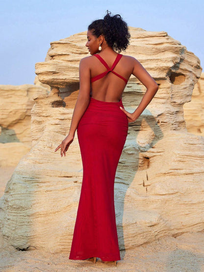Siena Maxi Dress In Red