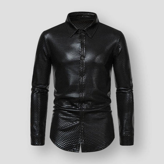 North Royal Metallic Slim Shirt