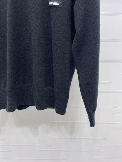MIUMIU LACE-COLLAR SWEATER STYLE 816