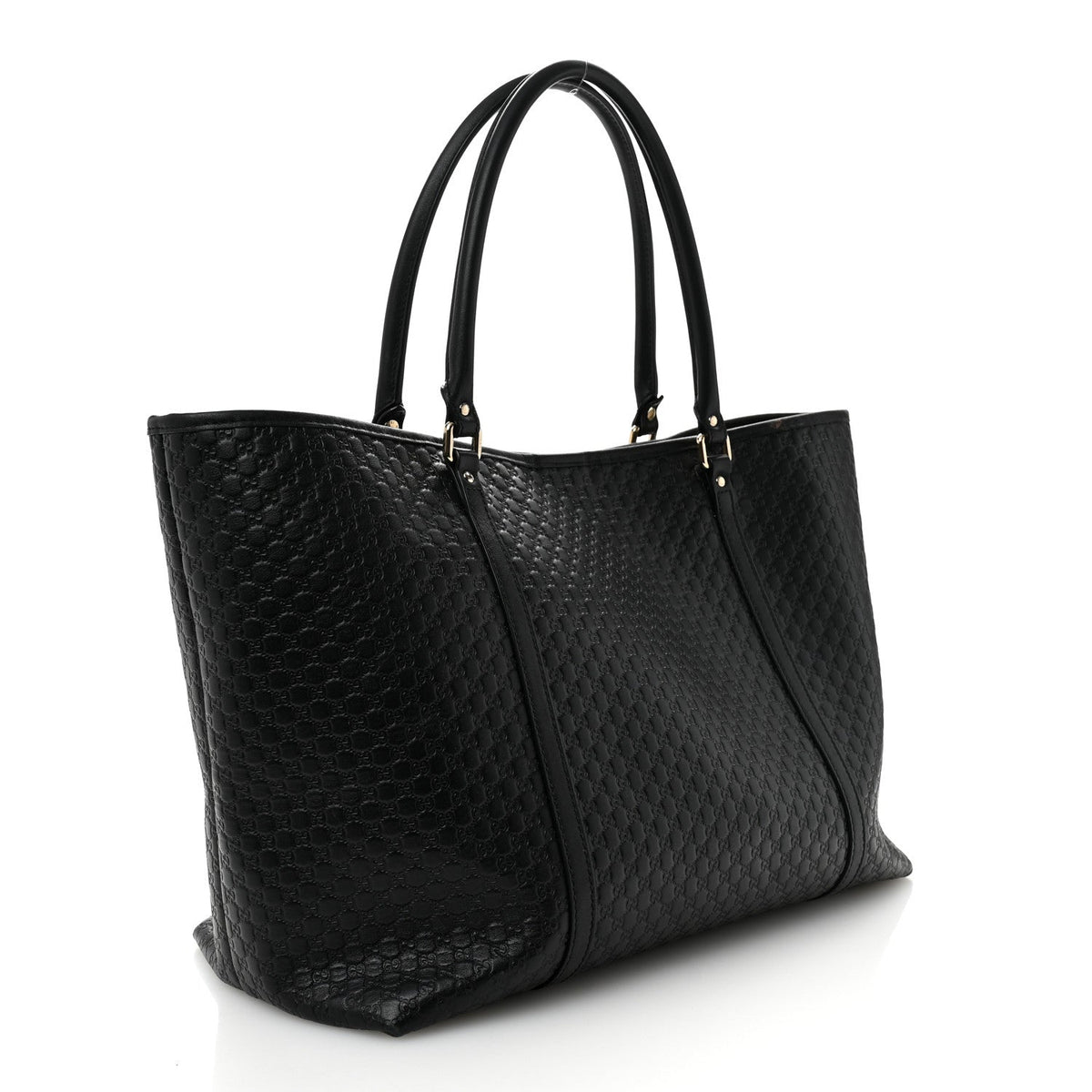 Microguccissima Large Joy Tote Black