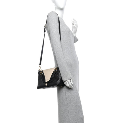 Empreinte V Tote BB Black Creme