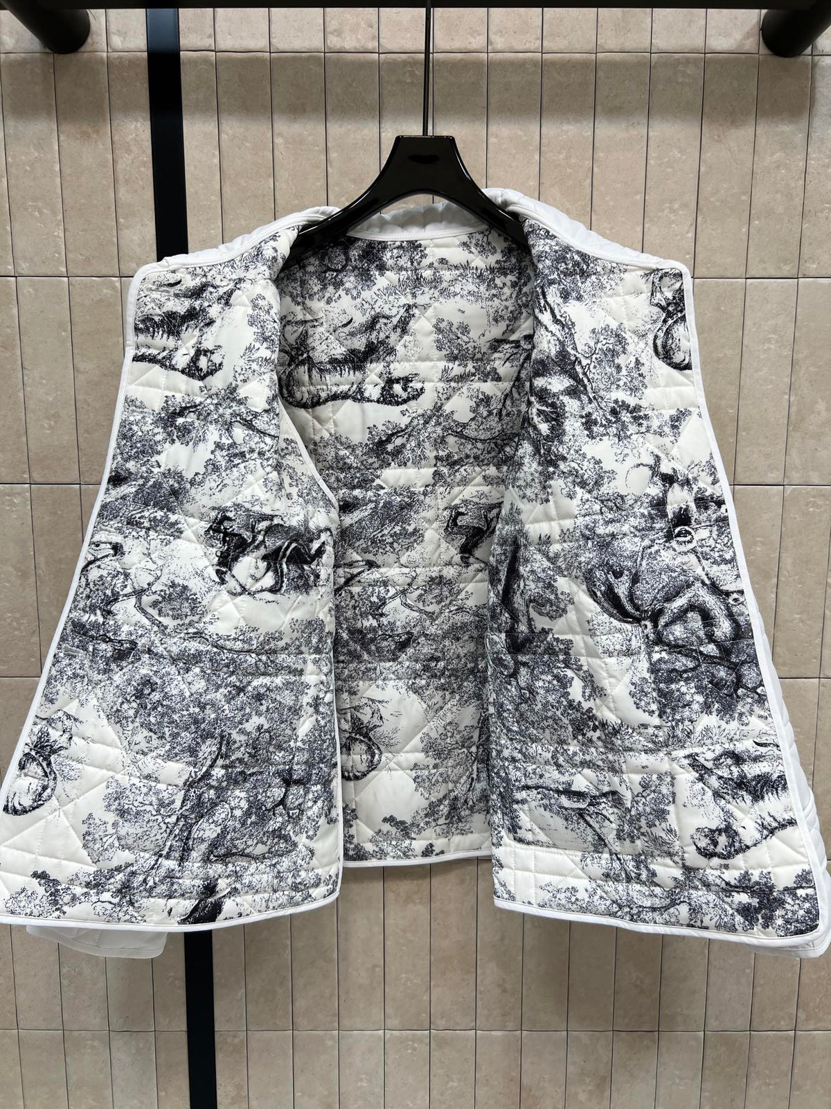 Dior 2025 Jacket Black and White Polyester