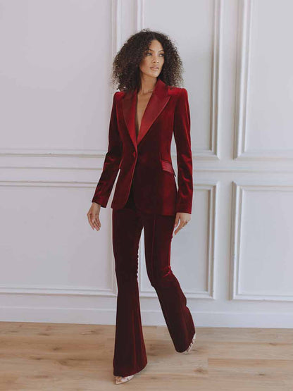 Vivienne Velvet Formal Two Piece Set