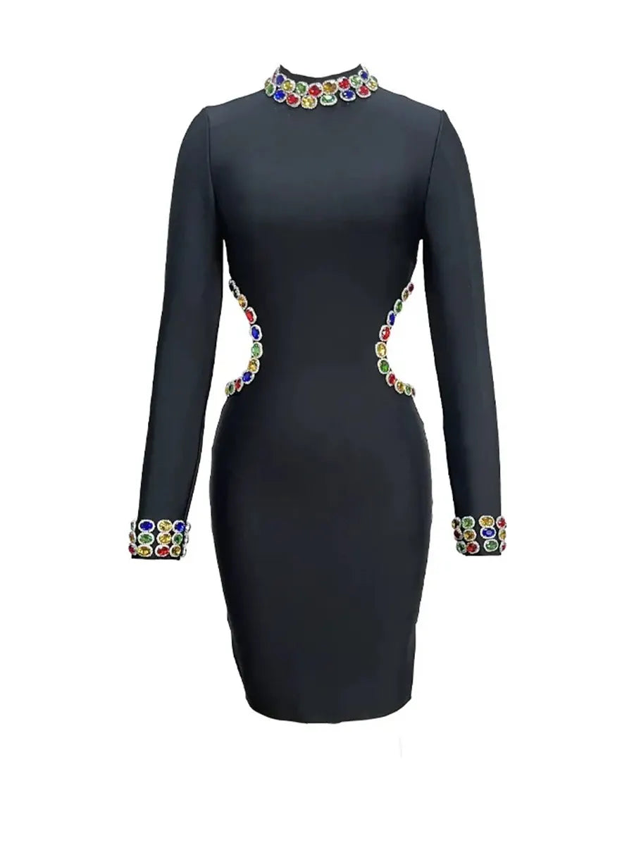 Rylee Midi Dress In Black