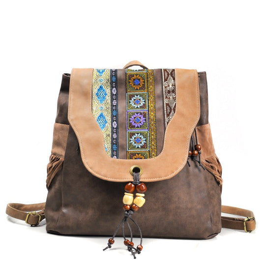 Ethnic Style Embroidered PU Bag