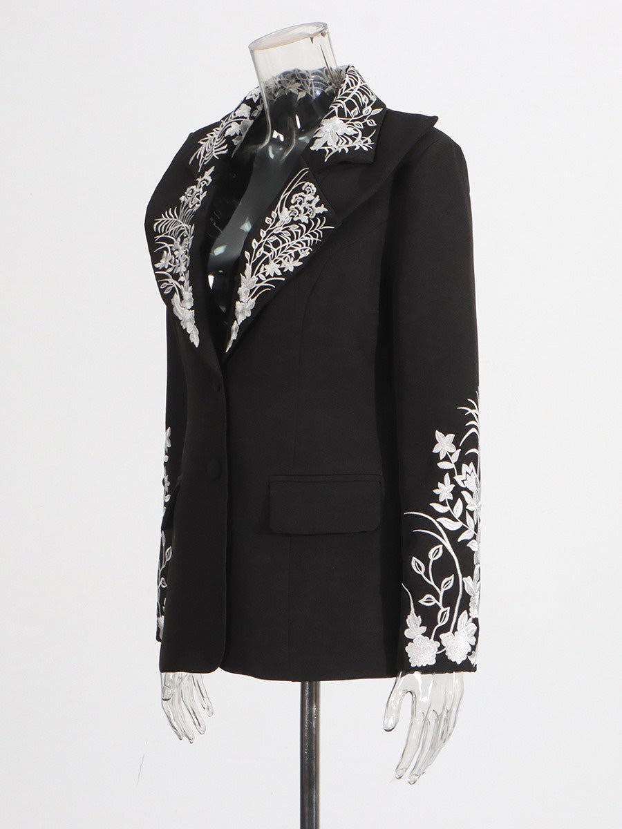 Rosamund Vintage Embroidered Blazer