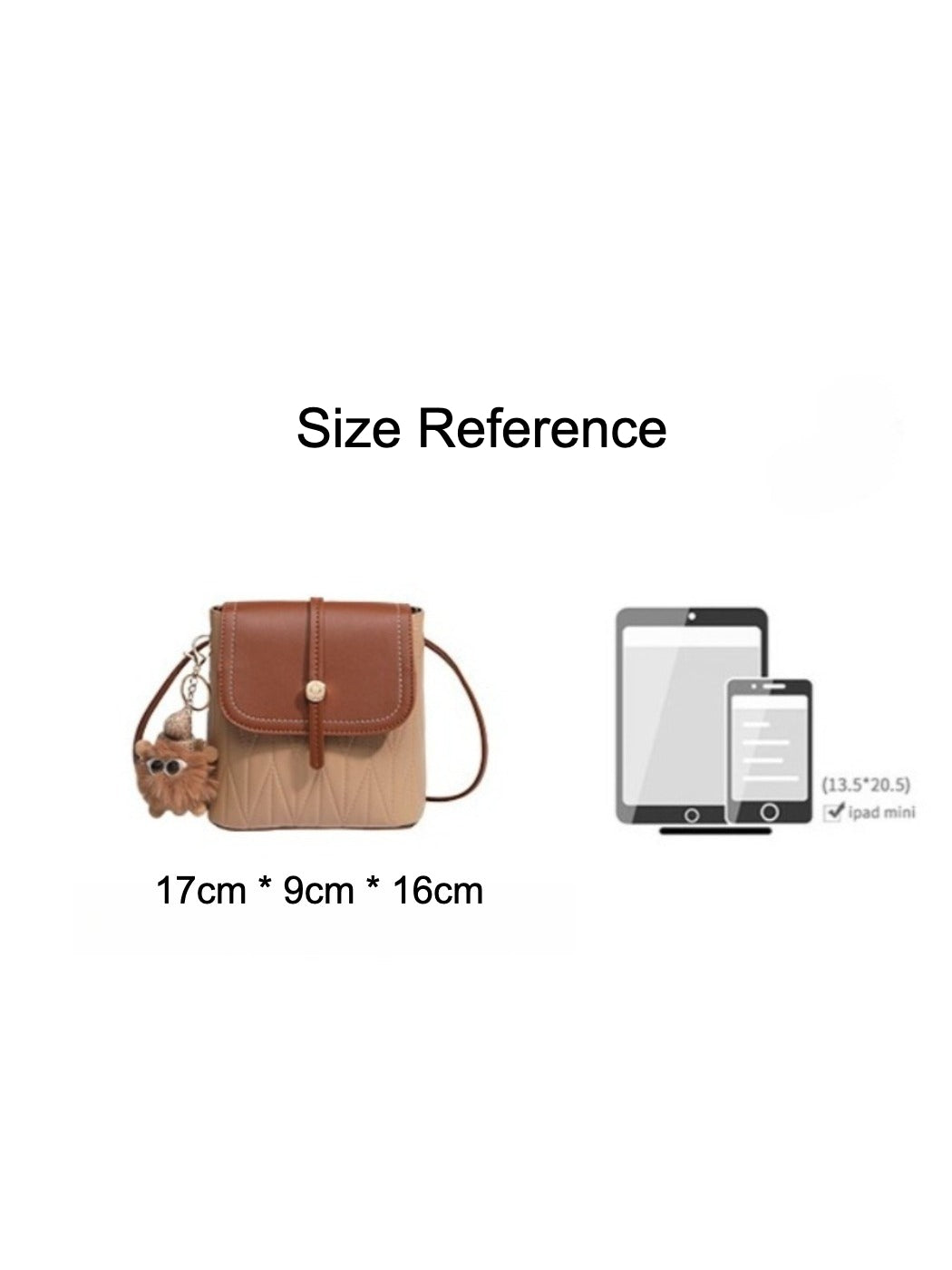Cosbai - Simple Color-Block Crossbody Bag – Playful &amp; Practical