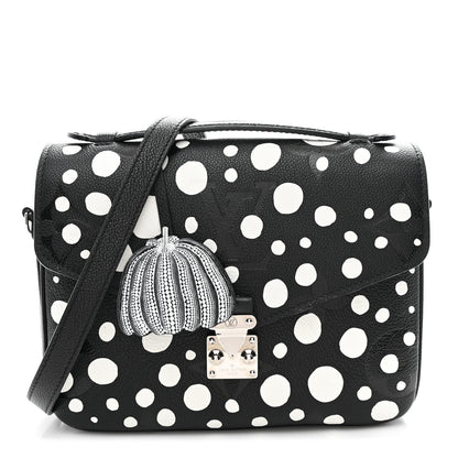LV X YK Empreinte Monogram Giant Pochette Metis Black
