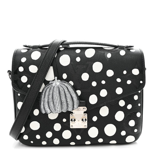 LV X YK Empreinte Monogram Giant Pochette Metis Black