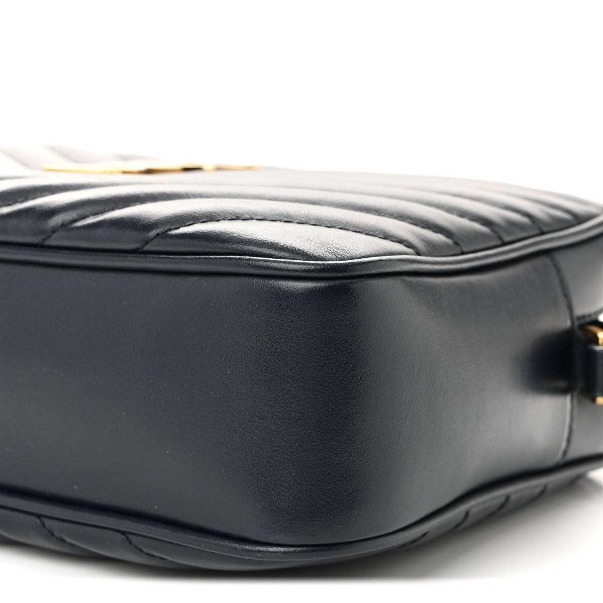 Calfskin Matelasse Monogram Lou Camera Bag Navy
