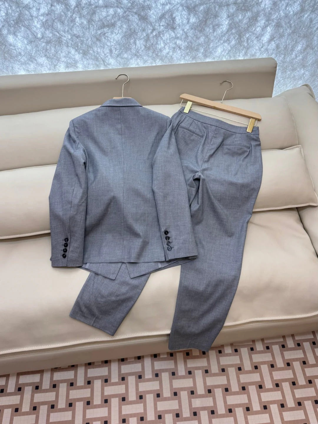 MAX MARA 25S SET VEST BLAZER 012