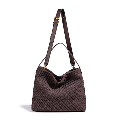 Simple Handmade Woven Large Capacity Underarm Bag