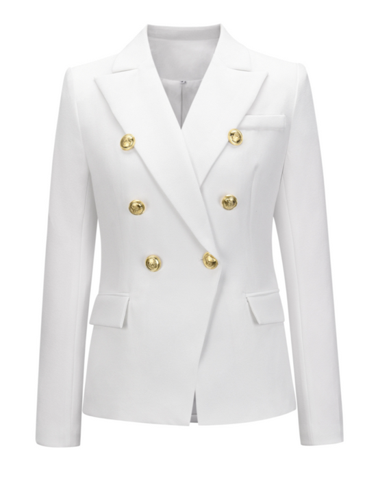 Mirabella White Blazer