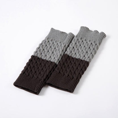 Boot Cuff Thick Short-Sleeved Thick Thick Bamboo Knit Wool Yarn Socks - 5