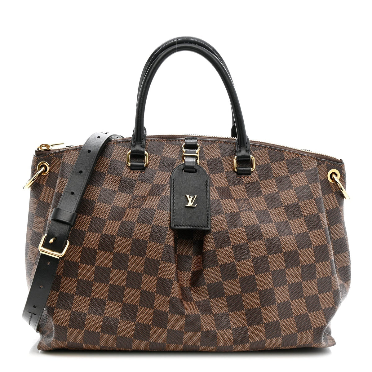 Damier Ebene Odeon Tote MM Black
