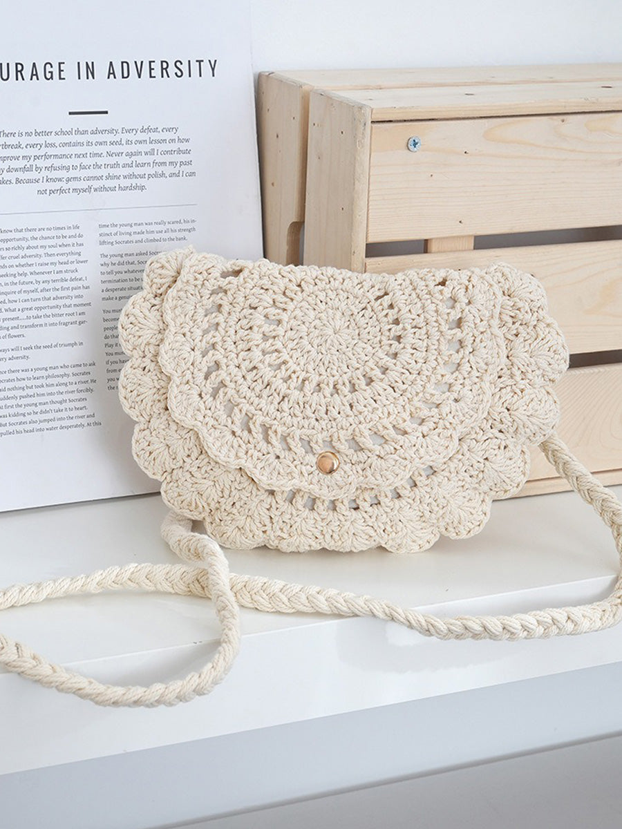 Valentina Casual Knitted Mini Crossbody Bag