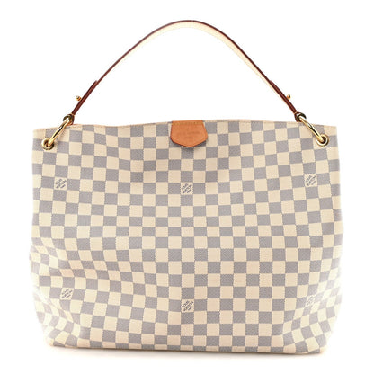 Damier Azur Graceful MM Rose Ballerine