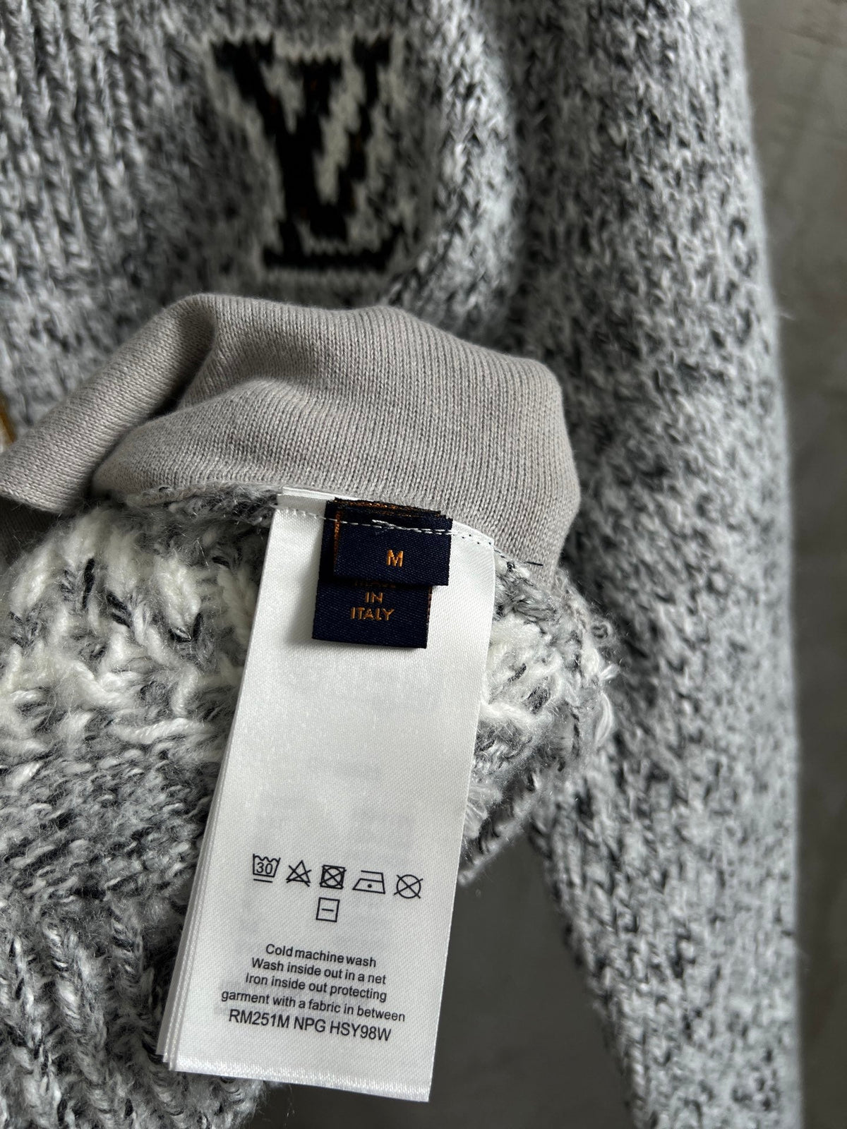 LV Knit Sweater Sailboat 494192