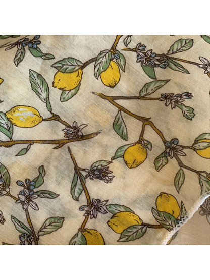 Scarvii - Fresh Style Floral Printed Triangle Scarf - Light &amp; Airy