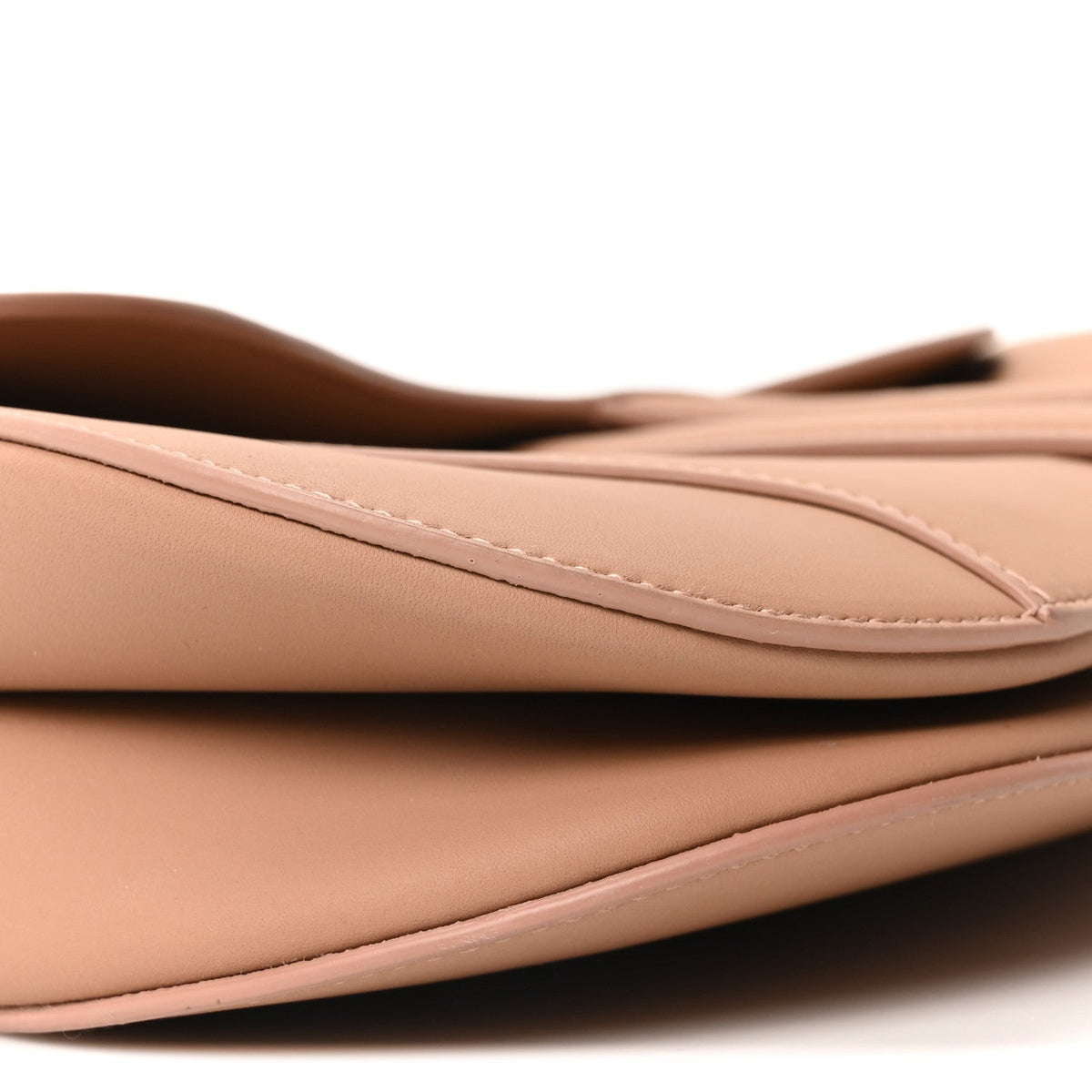 Ultra Matte Calfskin Saddle Bag Blush