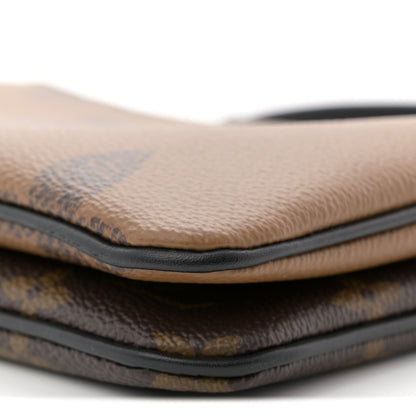 Reverse Monogram Giant Double Zip Pochette