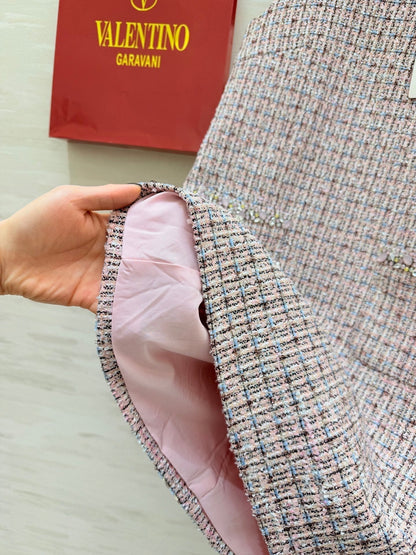 Valen 26s Dress Pink Tweed 344746