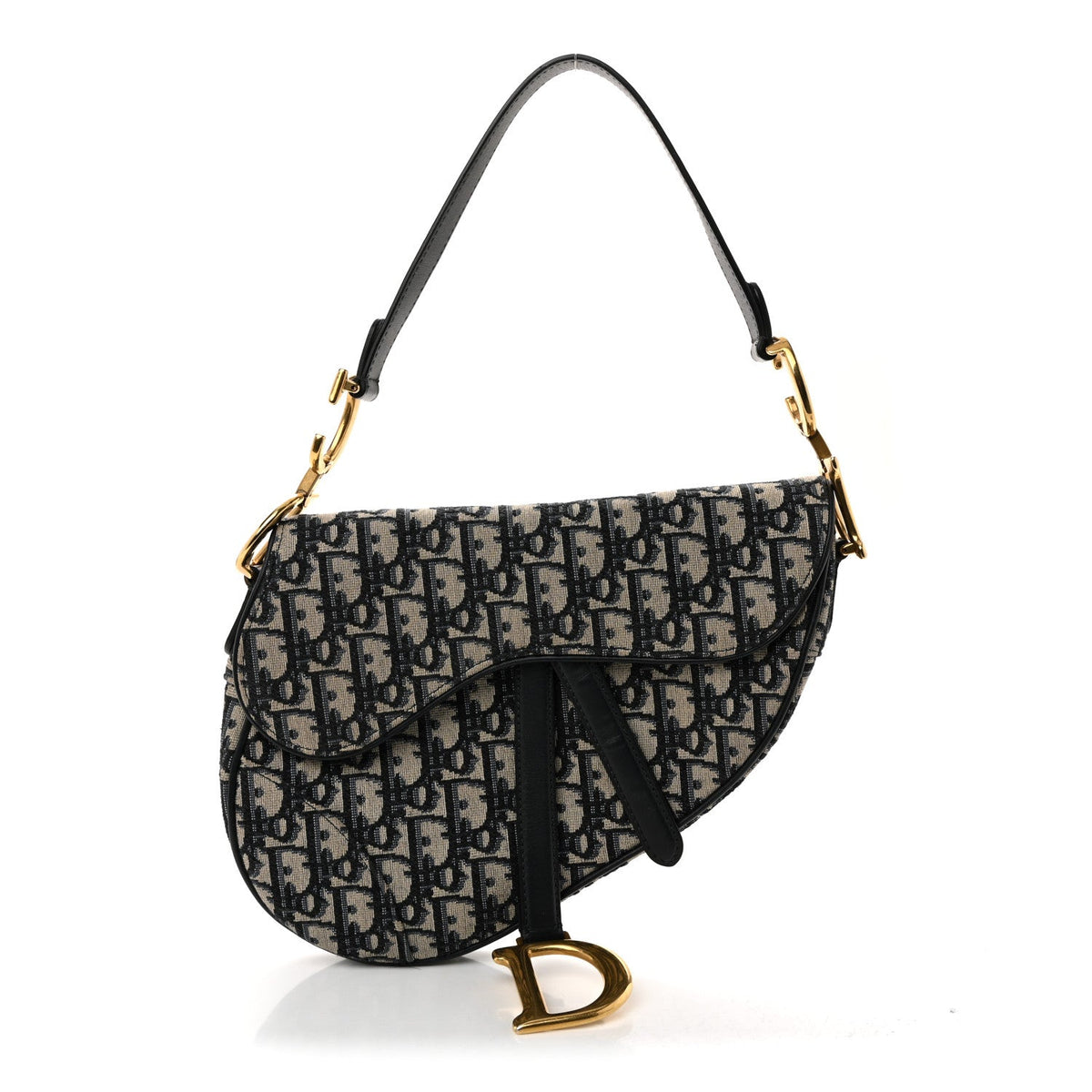 Oblique Saddle Bag Blue