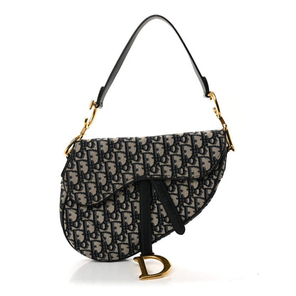 Oblique Saddle Bag Blue