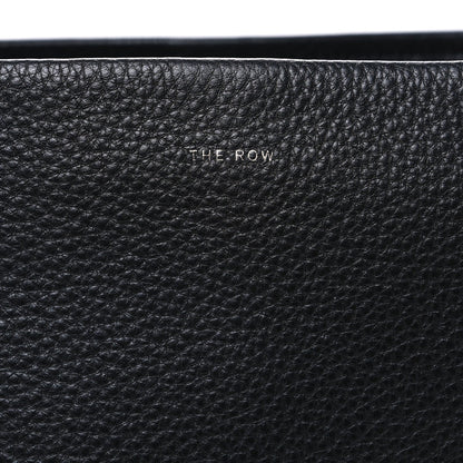 Grained Calfskin Medium N/S Park Tote Black