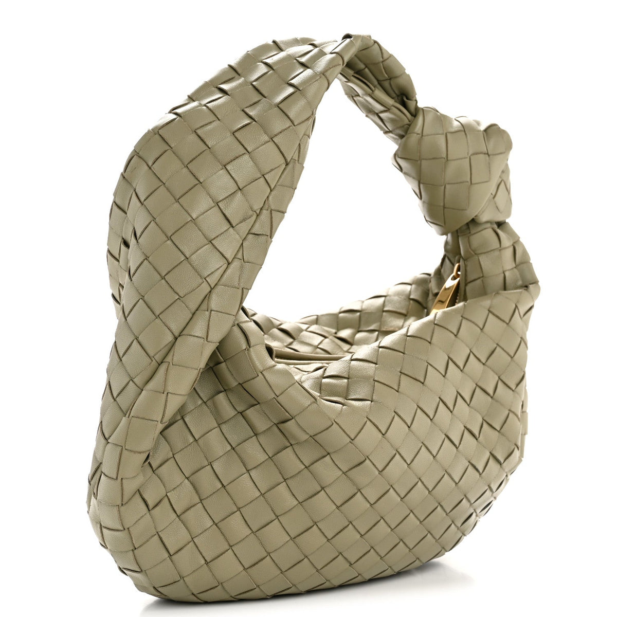 Nappa Intrecciato Teen Jodie Hobo Travertine