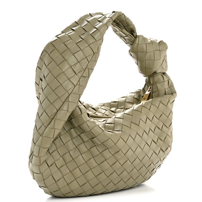 Nappa Intrecciato Teen Jodie Hobo Travertine