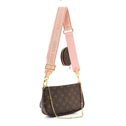 Monogram Multi Pochette Accessories Rose Clair