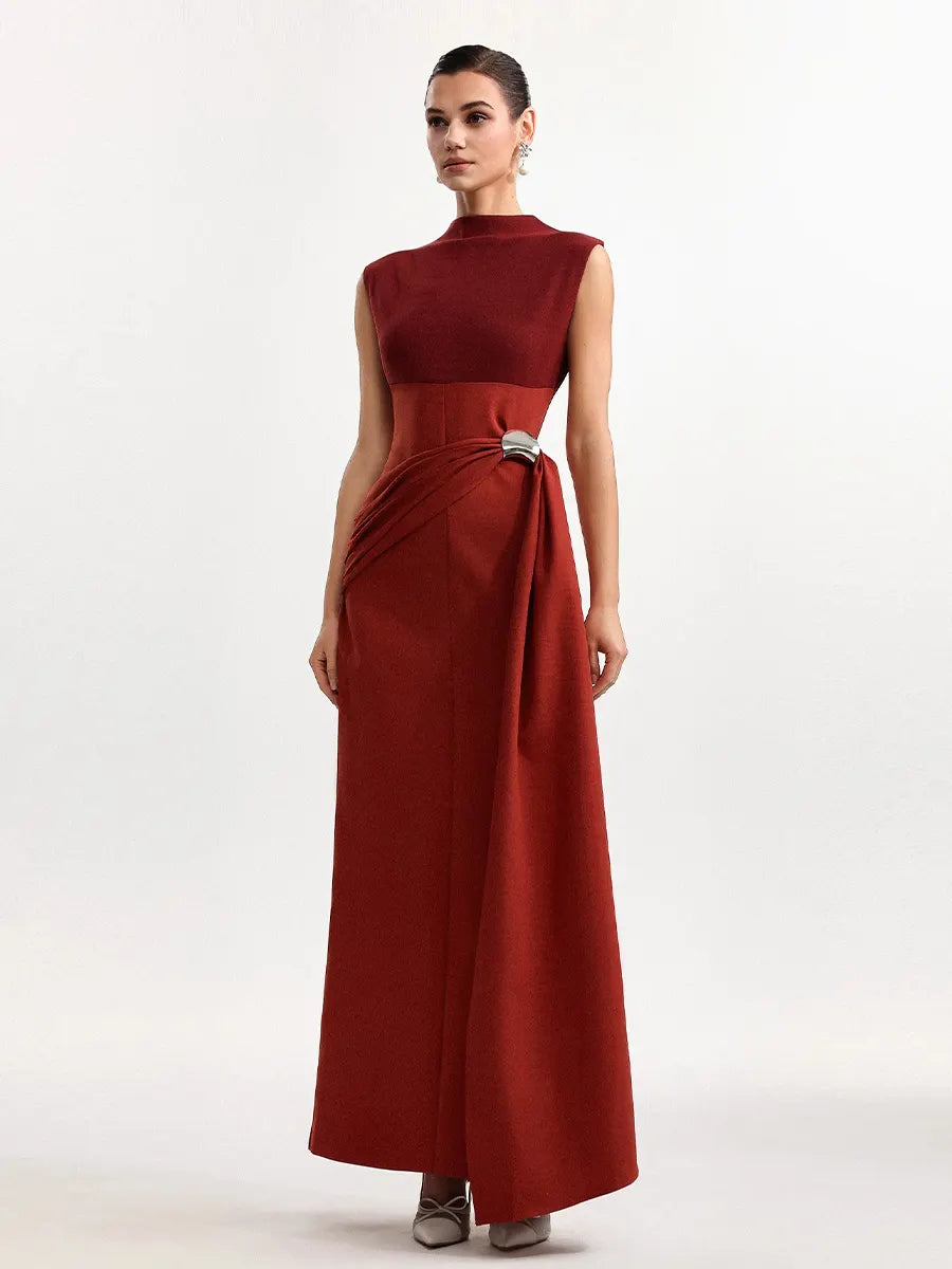 Amara Maxi Dress In Red