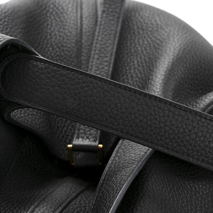 Taurillon Clemence Picotin Lock 22 MM Black