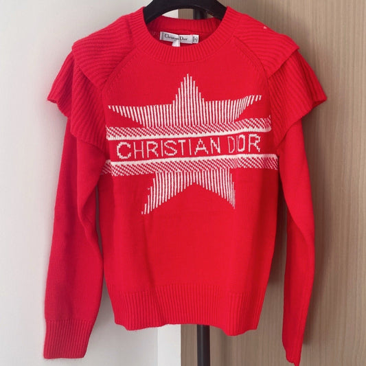 Dior 2025 Long-Sleeve Shirt with Logo Pattern Wool