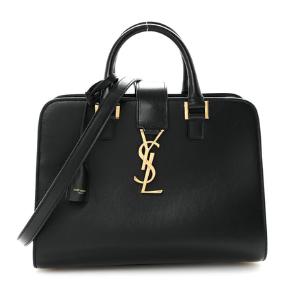 Calfskin Monogram Baby Cabas Black