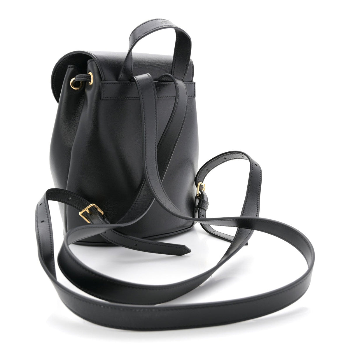 Triomphe Calfskin Bonnie Backpack Black