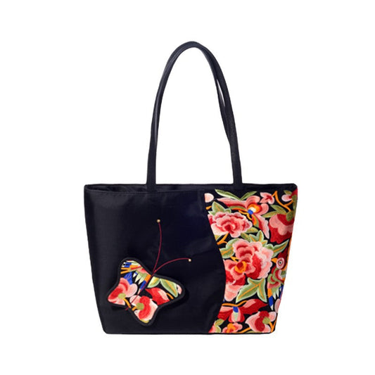 Embroidered Women's Bag Large Capacity Tote Bag