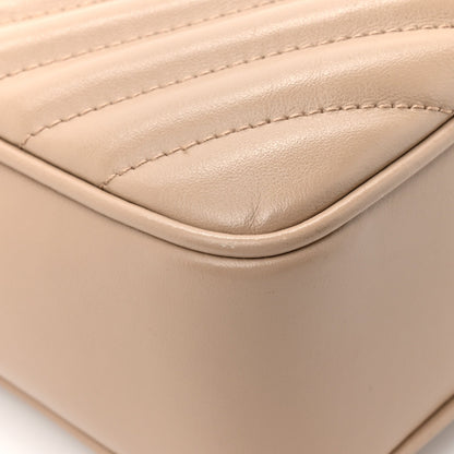 Calfskin Matelasse Monogram Lou Camera Bag Dark Beige