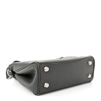 Natural Smooth Calfskin Mini Rodeo Top Handle Handbag Grey